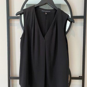 White House Black Market Black Blouse-SIze 4